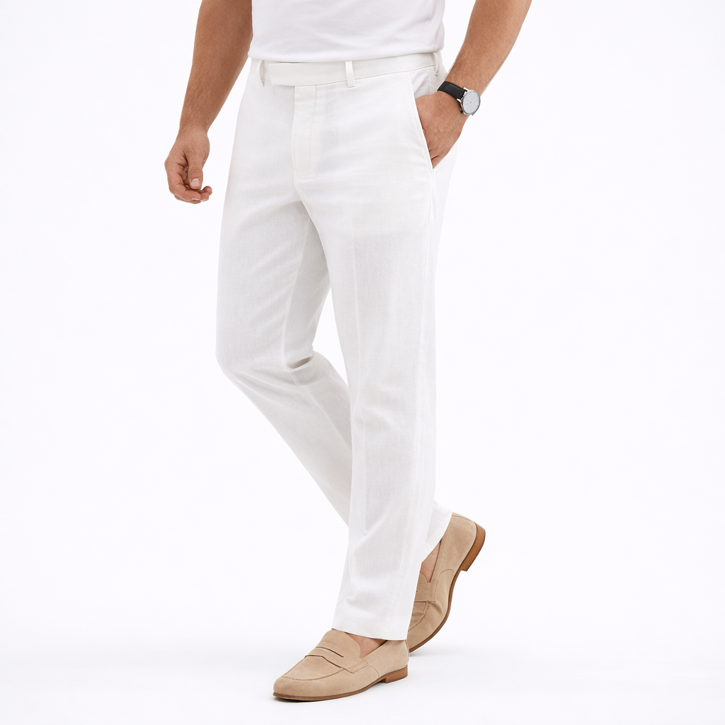 Linen Trouser White