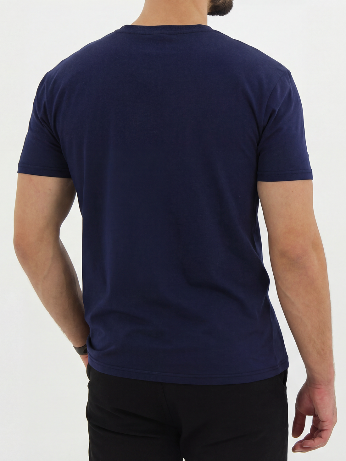 Slim Fit Tee Navy Blue